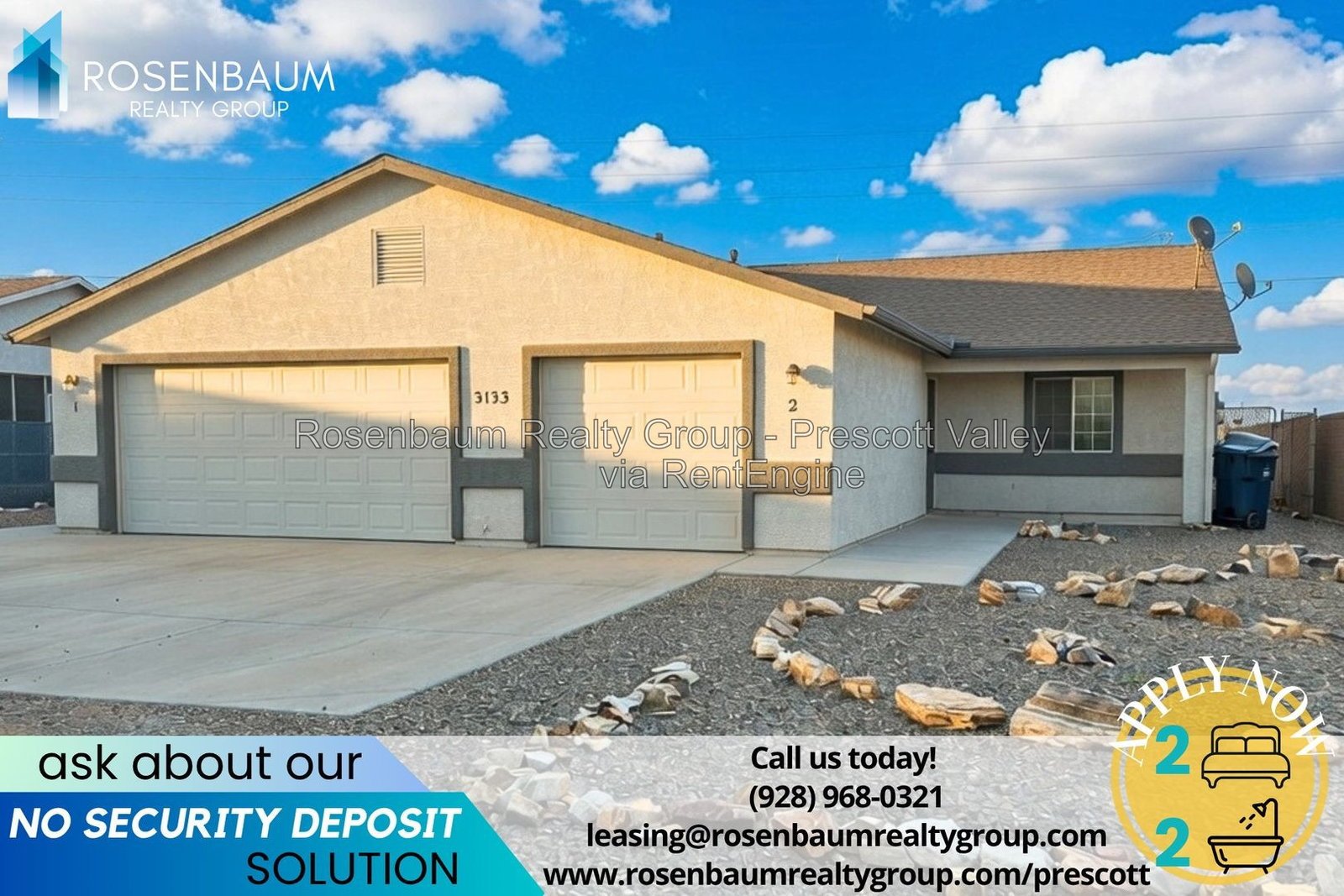 Beautiful and inviting 2-bedrooms, 2-baths duplex located in the heart of Prescott Valley! property image