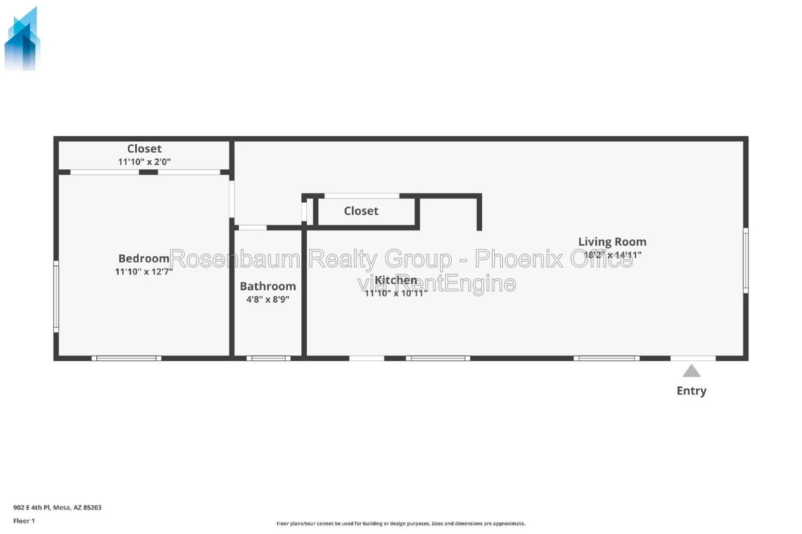 Charming 1-bedroom, 1-bath duplex apartment in the heart of Mesa! property image