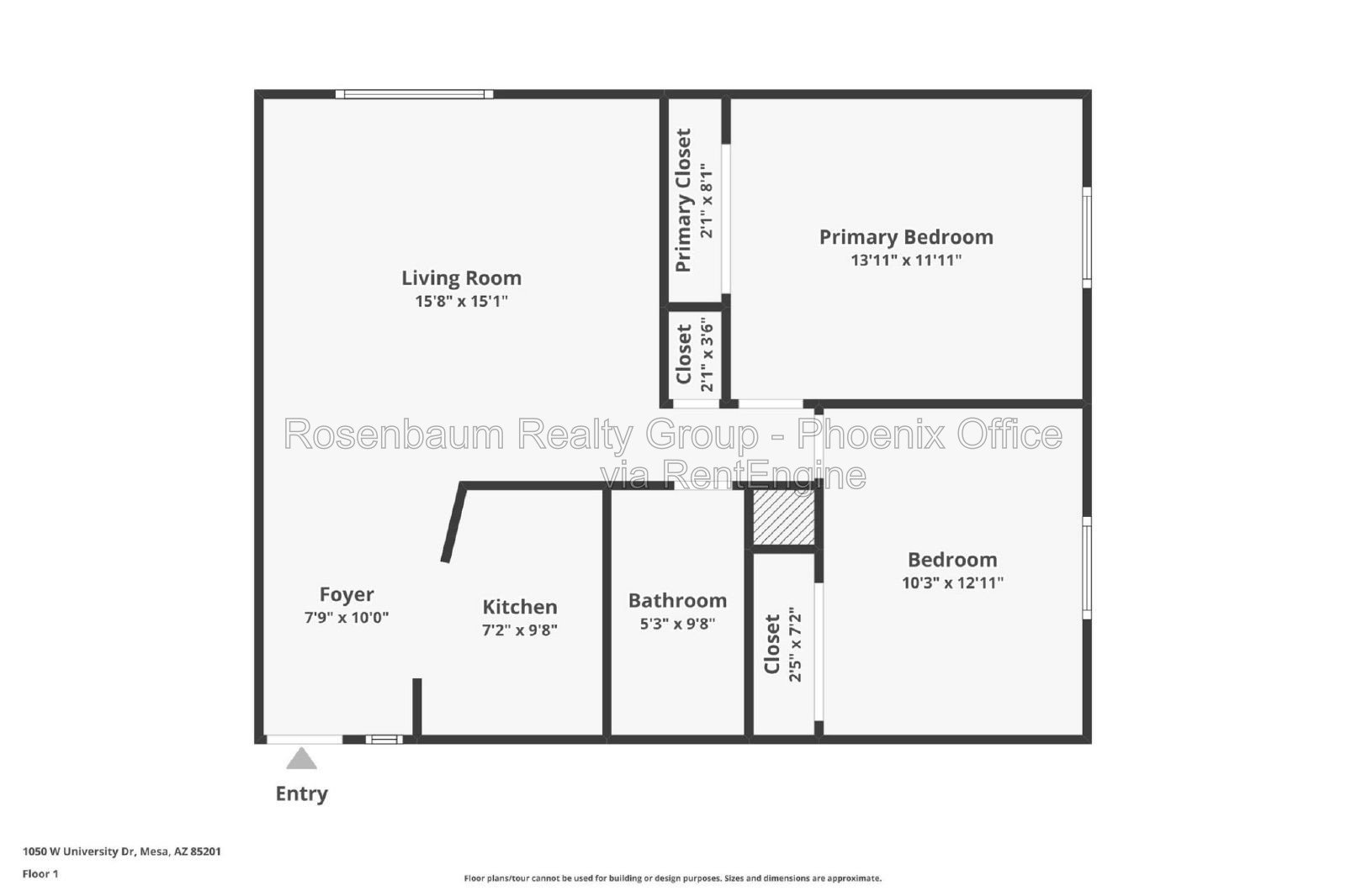Charming 2-Bedrooms, 1-bath Oasis in Mesa – Cozy Living! property image